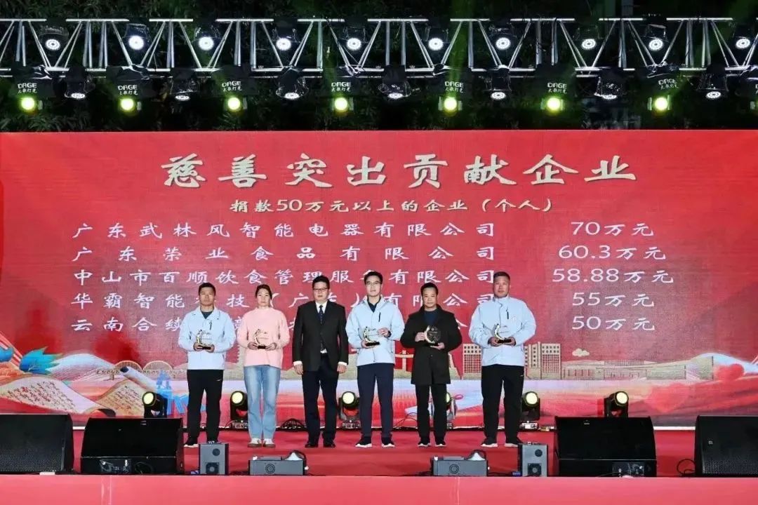 【為善最樂(lè)】黃圃鎮(zhèn)舉行慈善萬(wàn)人行答謝晚會(huì)，榮業(yè)助力家鄉(xiāng)慈善事業(yè)！